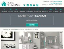 Tablet Screenshot of homeplumbing.com